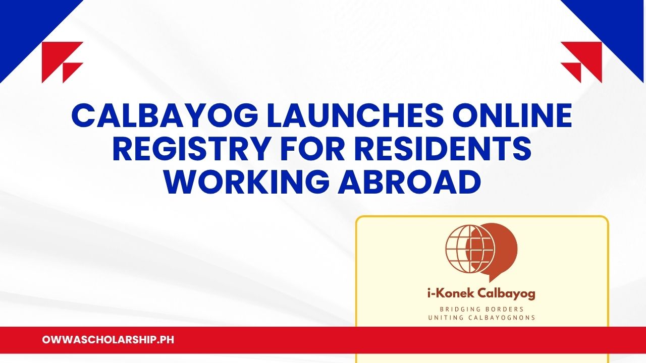 Calbayog City Launches Online Registry Residents Working Abroad