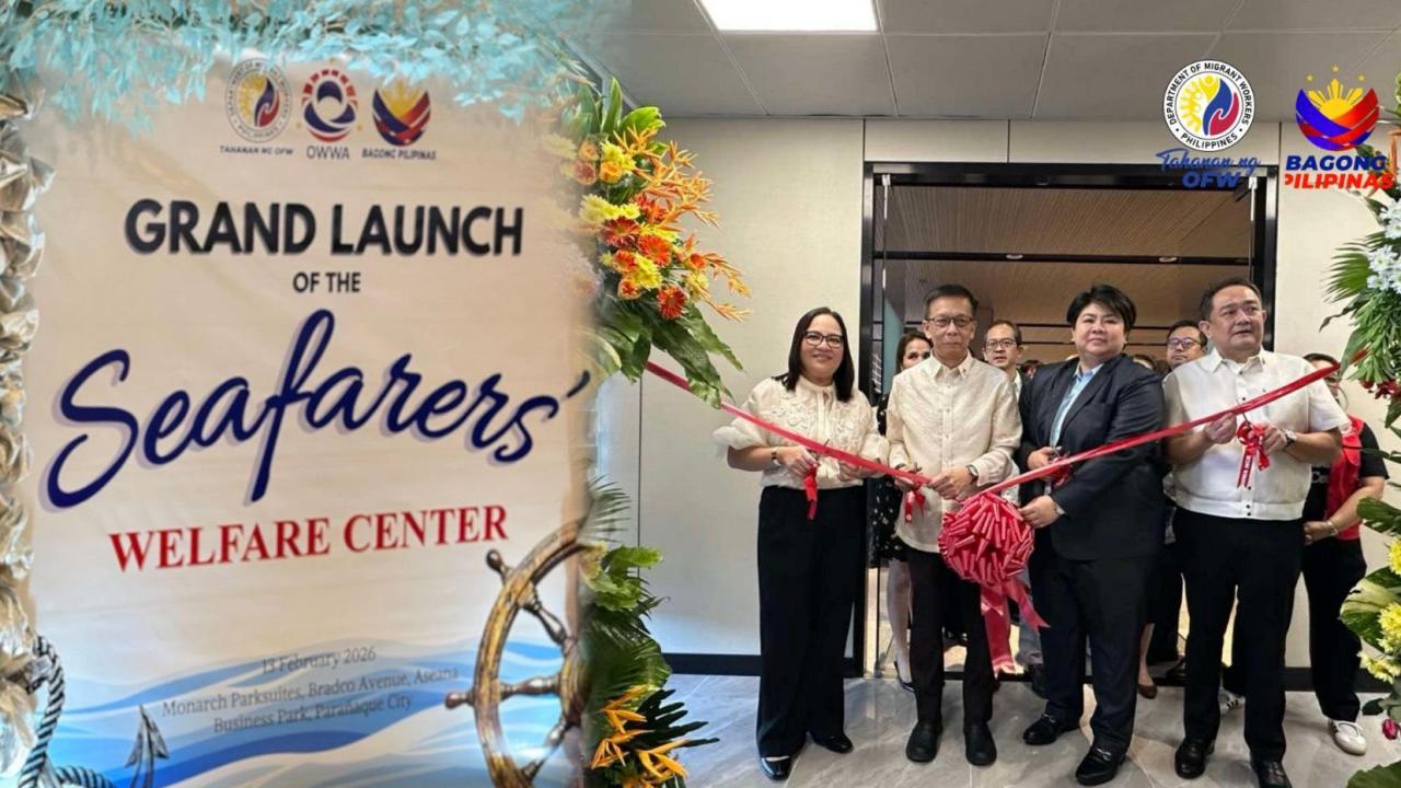 DMW OWWA Launch Seafarers Welfare Center