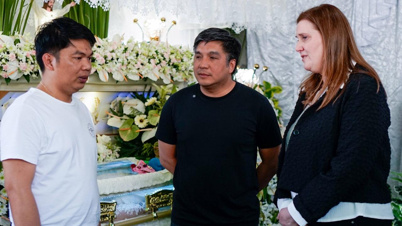Israeli Ambassador Visits Wake OFW Killed Missile Attack