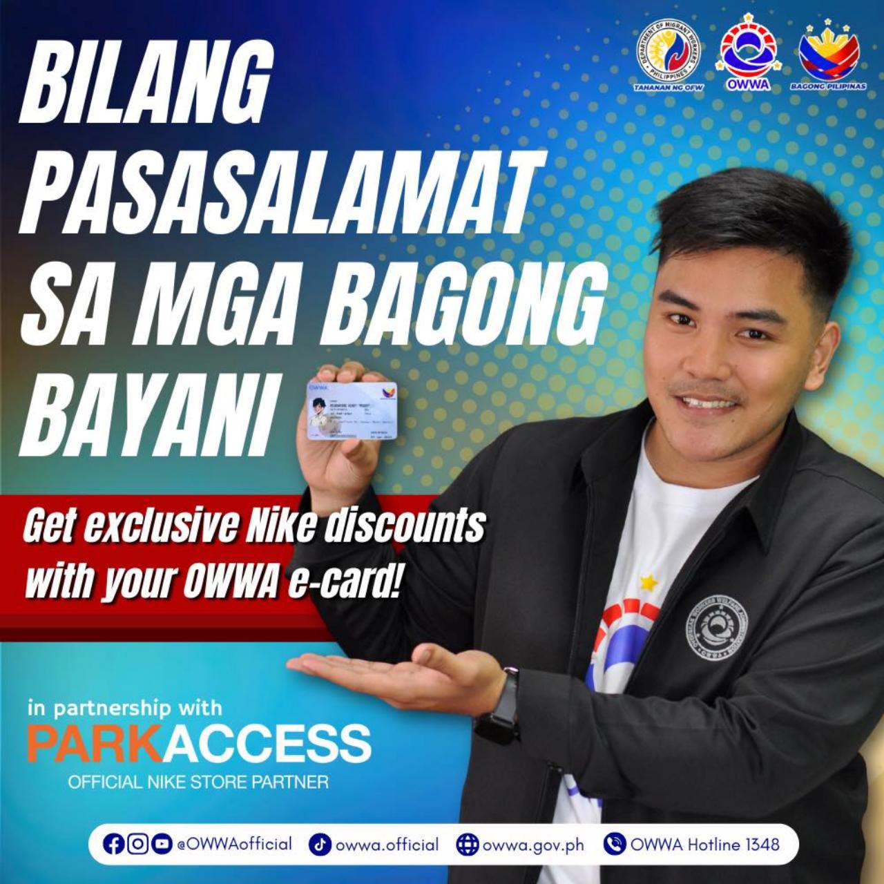 OWWA Urges OFWs Get eCard Enjoy Benefits