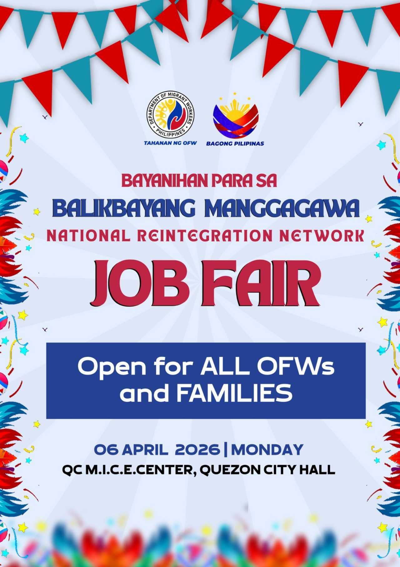 DMW Launches Bayanihan Reintegration Fair for Repatriated OFWs