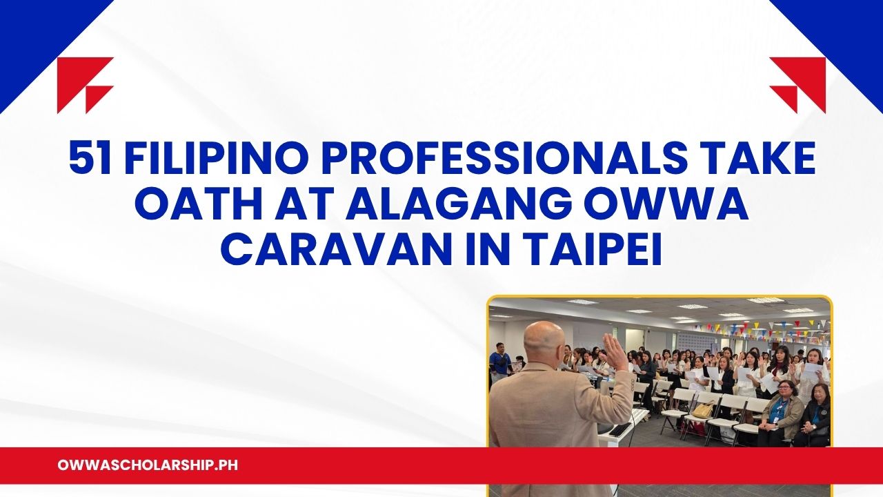 Filipino Professionals Take Oath OWWA Caravan Taipei