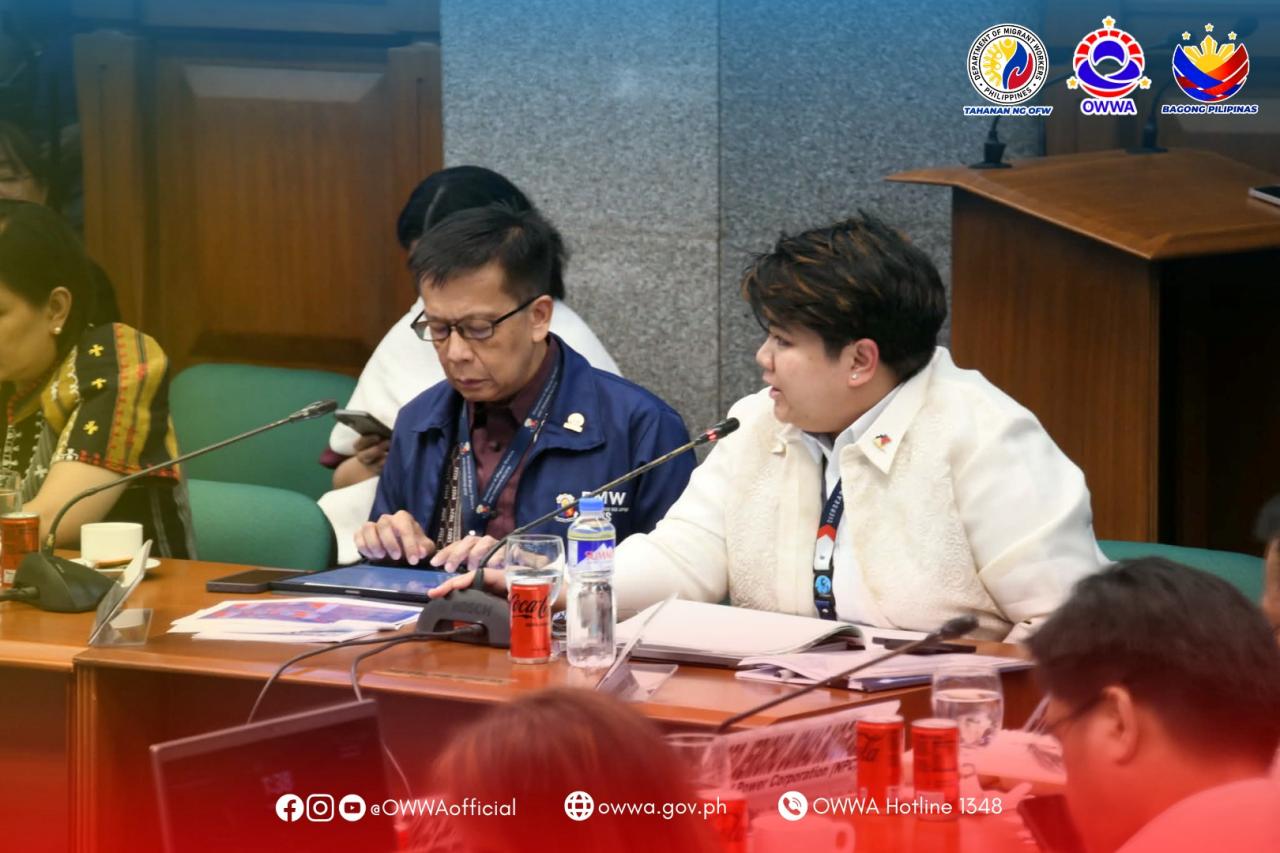 OWWA Officials Join Hearings Crisis Energy