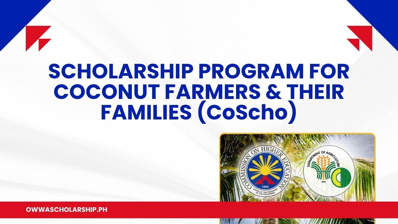 Scholarship Program Coconut Farmers Families CoScho