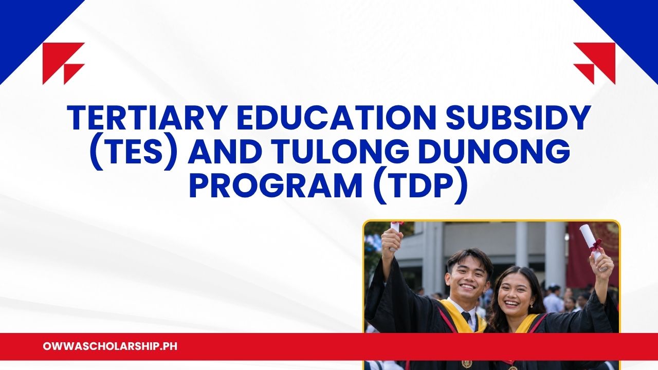 Tertiary Education Subsidy Tulong Dunong Program